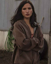 Yellowstone Kelsey Asbille Brown Hooded Jacket