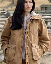 Yellowstone Kelsey Asbille Brown Cotton Jacket