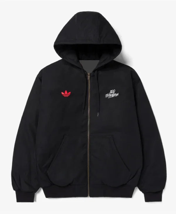Premium 100 Thieves X Adidas Originals hooded jacket