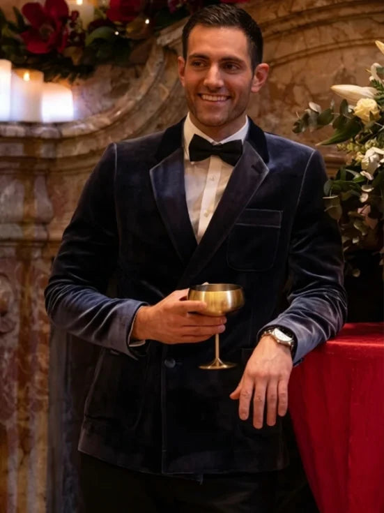 12 Dates of Christmas S02 Garrett Marcantel Velvet Blazer