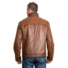 Brad Kroenig Brown Stylish Leather Jacket