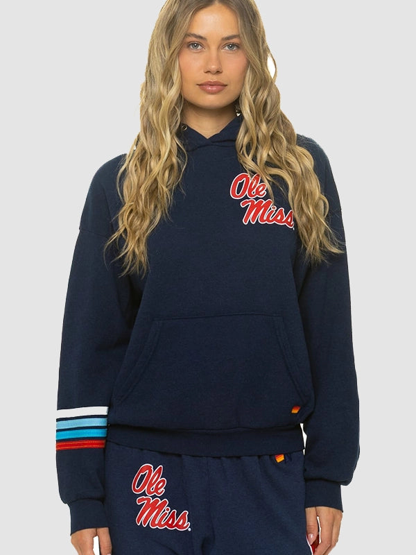 2026 Aviator Nation x Ole Miss Relaxed Pullover Hoodie