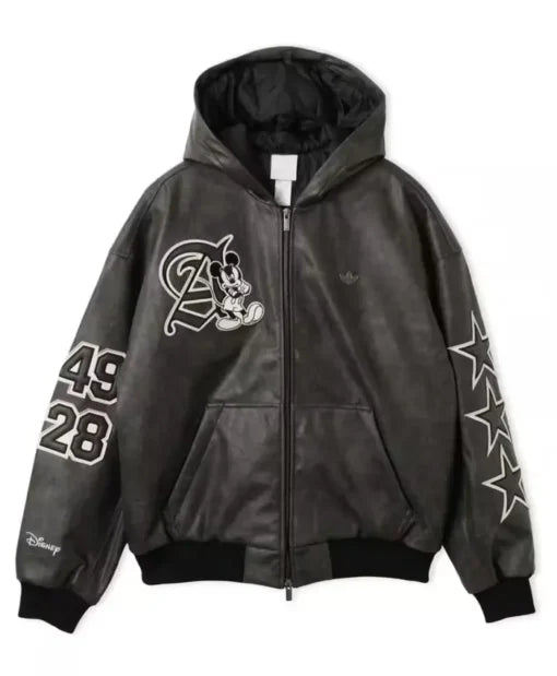 Adidas Disney Mickey Mouse Dreams Jacket black leather