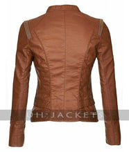 Brown Bomber Jacket For Women