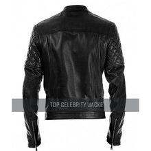 Men Black Leather Motorcycle Leather Jacket
