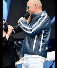 FF9 VIN DIESEL BLUE LEATHER JACKET