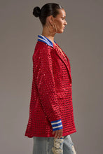 Women's Draft Pick Studded Red Blazer