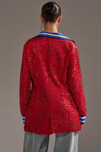Women's Draft Pick Studded Red Blazer