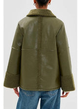 Not Suitable for Work Abby Green Leather Jacket