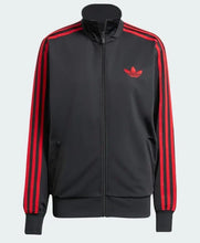 Adidas Adicolor Black and Red Firebird Jacket