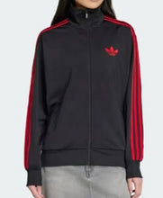 Black and red Firebird loose track jacket