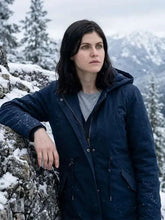 Couples Weekend Alexandra Daddario Hooded Jacket