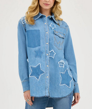 Alice And Steve S01 Nicola Walker Stars Denim Shirt