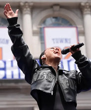 Alicia Keys Knicks Parade Jacket
