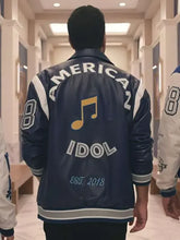 American Idol Lionel Richie Blue Varsity Jacket