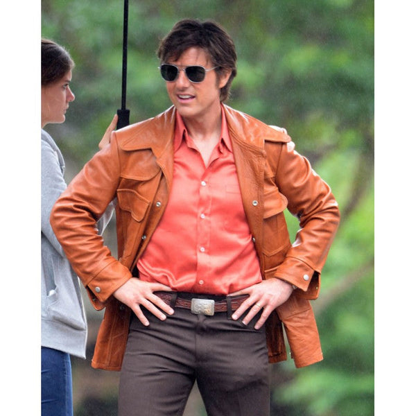 Tom Cruise Brown Leather Jacket