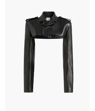 American Horror Story 2026 Alex Consani Trench Crop Jacket