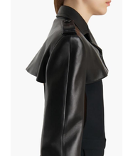 American Horror Story 2026 Alex Consani Trench Crop Jacket