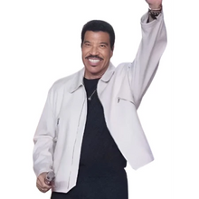 White leather jacket worn by Lionel Richie on American Idol