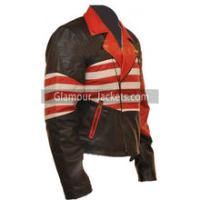 American Flag Vintage Leather Jacket