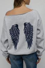 Angel Wings Print Hoodie for women