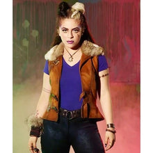 Ariel Martin Zombies 2 Brown Leather Vest