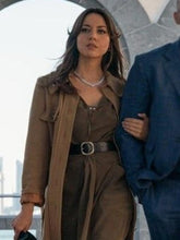 Operation Fortune Aubrey Plaza Coat