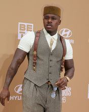 DaBaby BET Awards 2026 Gray Herringbone Vest And Pants
