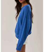 Battle on the Beach S05 Blue Flower Print Sweatshirt