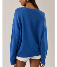 Battle on the Beach S05 Blue Flower Print Sweatshirt