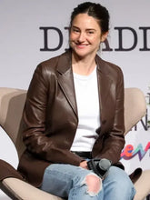 Shailene Woodley 2026 Brown Coat