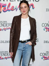 Shailene Woodley 2026 Brown Coat
