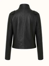 Buy Malina Pauli Weissman Coven Academy 2026 Briar Military Black Leather Jacket