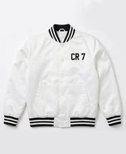 Cristiano Ronaldo CR7 White Bomber Jacket