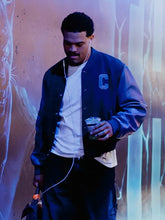 Caleb Williams Tunnel Blue Varsity Jacket