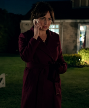 Trying S03 Nikki Newman Wool Trench Coat