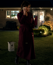 Trying S03 Nikki Newman Wool Trench Coat