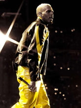 Chris Brown leather outerwear