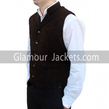 Chris Pratt Magnificent Seven Josh Faraday Brown Vest