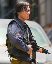 Cillian Murphy wearing A Quiet Place III jacket with shirt collar