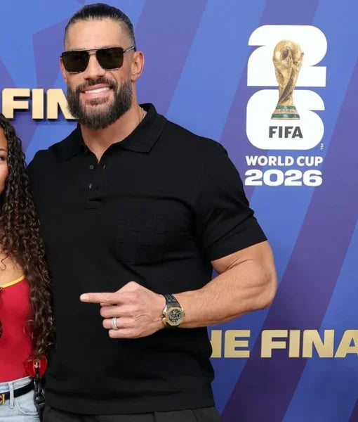 FIFA World Cup 2026 Roman Reigns athletic fit polo shirt