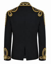 Michael Jackson Black and Gold Cotton Jacket