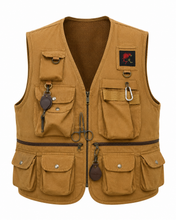 Brian Cox mustard brown cotton vest