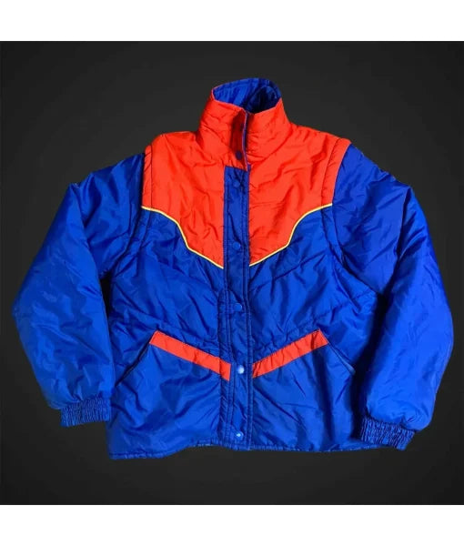 Roseanne Season 3 DJ Conner color block puffer jacket