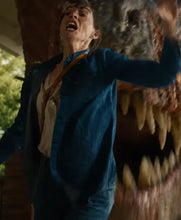 Anne Hathaway movie-inspired denim jacket with chest pockets