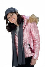 Pink fur hood parka inspired by Debs