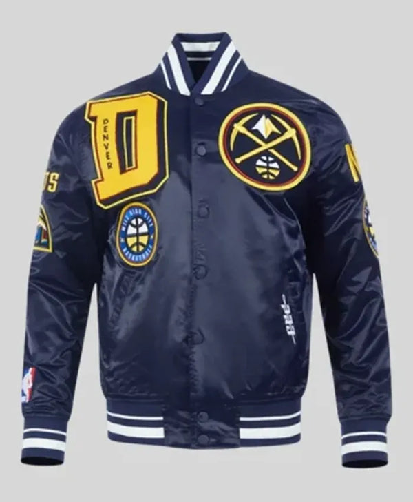 Denver Nuggets Mashup Varsity Jacket