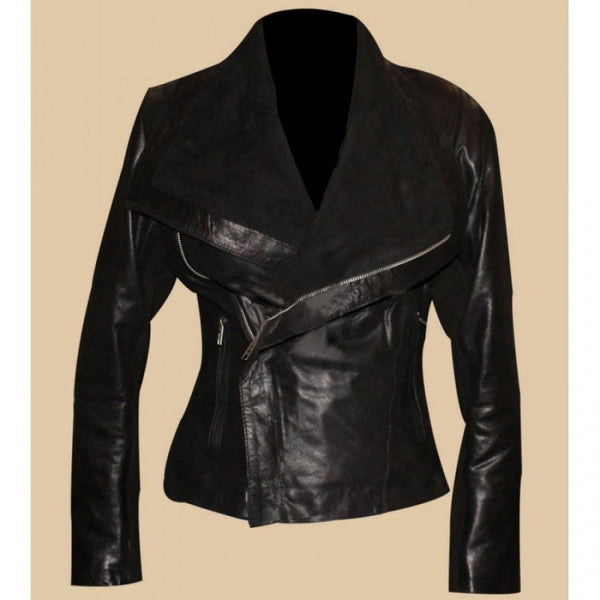 Taylor Swift Rick Owens Black Motorcycle Jacket