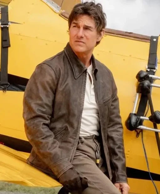 Digger 2026 Tom Cruise Leather Jacket