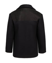 Donkey Jacket Nubuck Leather Shoulders Combat